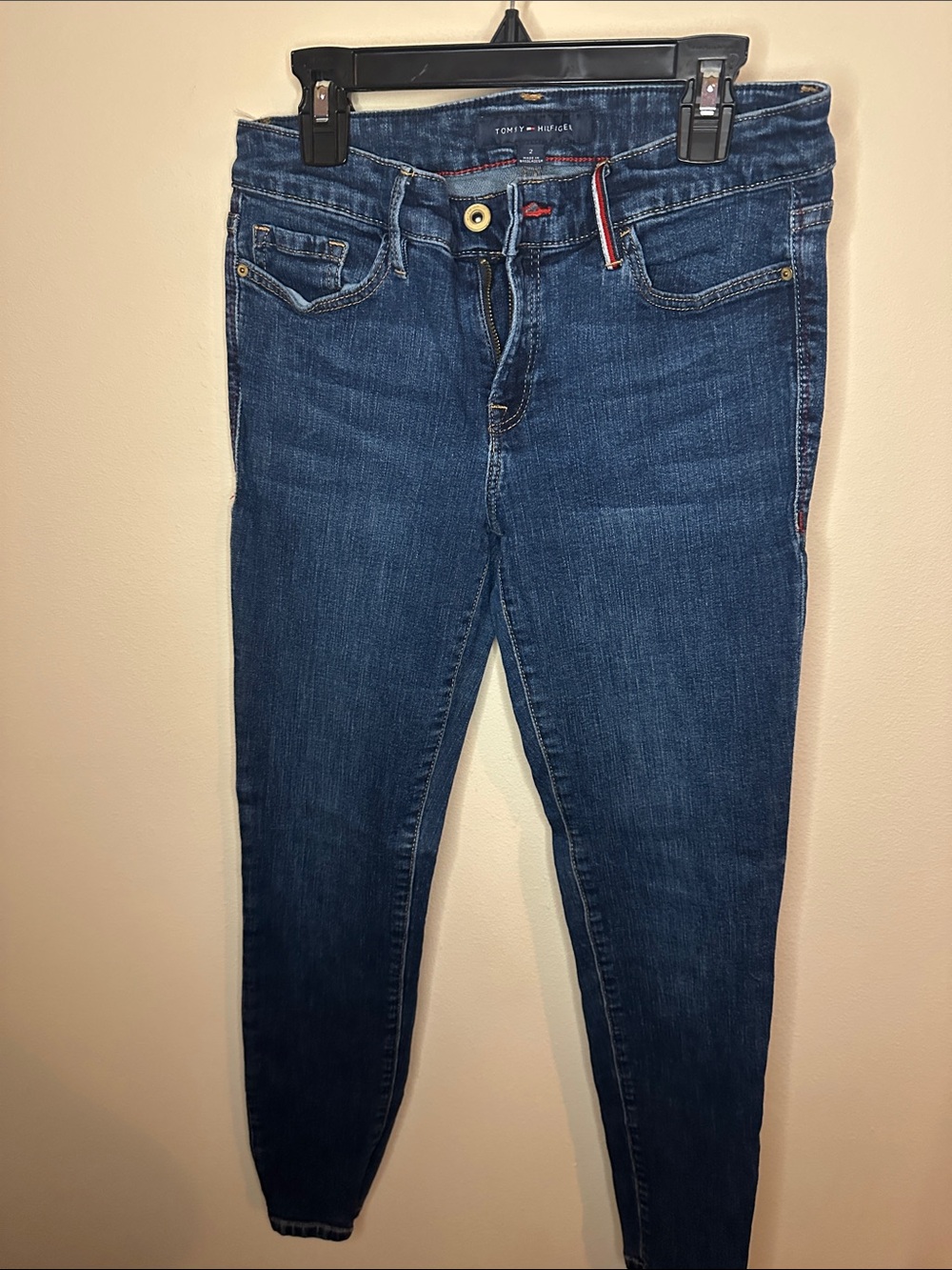Women’s Dark Blue Stretch Jeans - Slim Fit